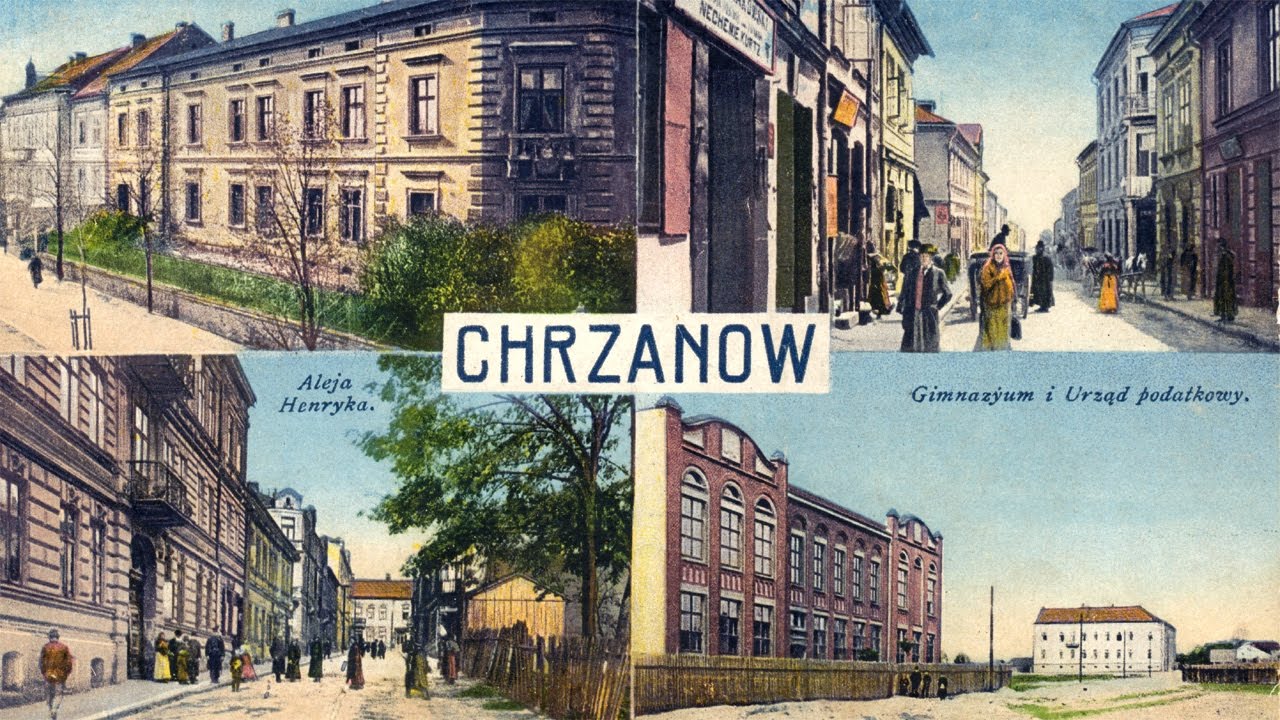 Chrzan&oacute;w na starych fotografiach i mapach