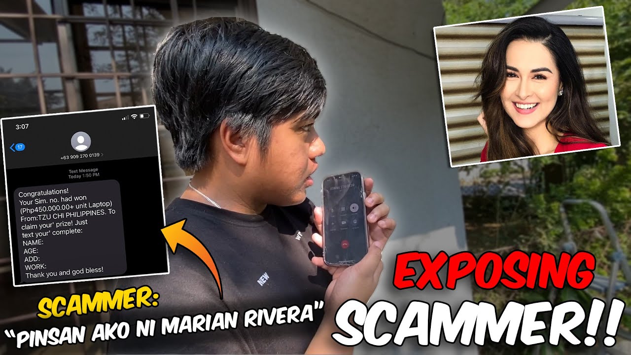 EXPOSING A SCAMMER *gone wrong* (pinsan daw sya ni Marian Rivera)