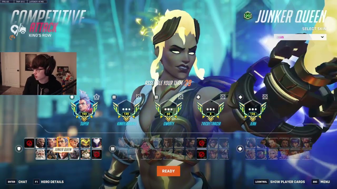 23 000 урона! Суперкоролева мусорщиков неубиваема | Overwatch 2, 20 сезон, топ-500