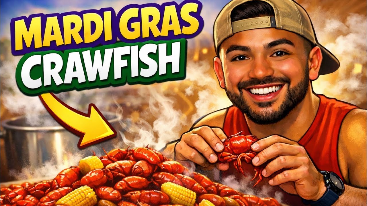 How We REALLY Boil Crawfish in South Louisiana | Mardi Gras Week Vlog 🦞🎭