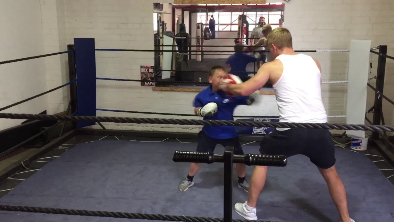 Dylan at boxing