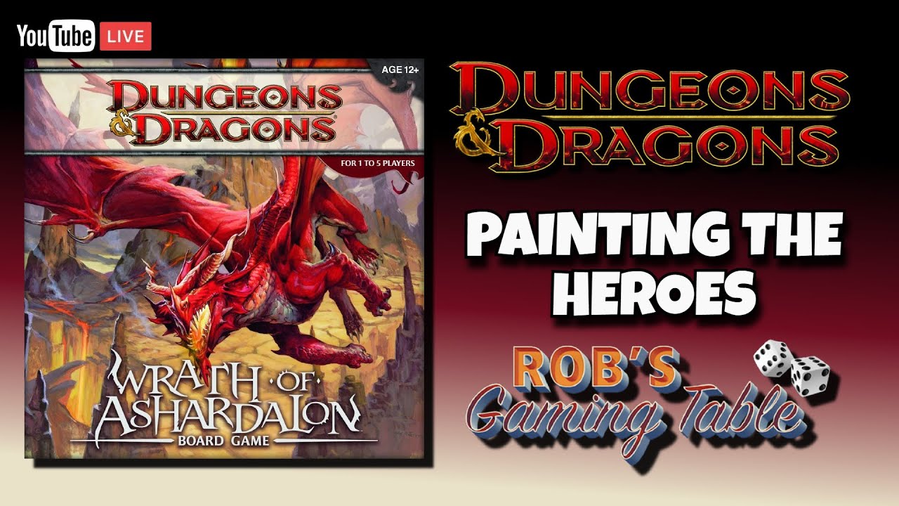 Dungeons & Dragons: Wrath of Ashardalon Board Game - Painting Miniatures