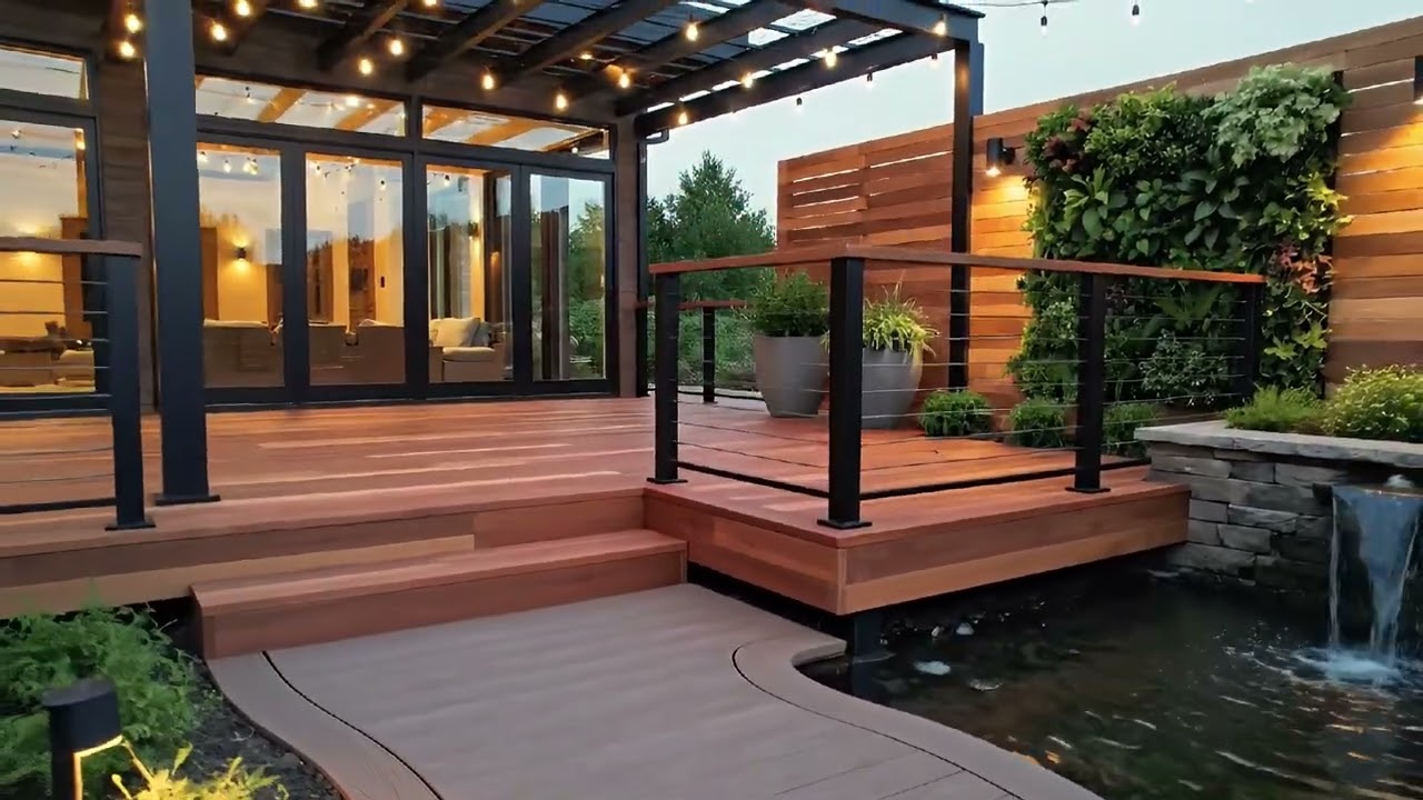 Современные идеи ландшафтного дизайна заднего двора | Преобразите свое открытое пространство