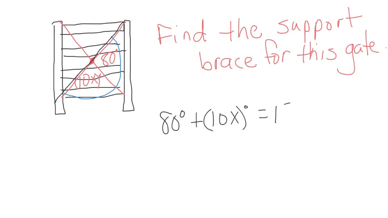 CCSS.G.7.5. Find the value of X-Supplementary Angles
