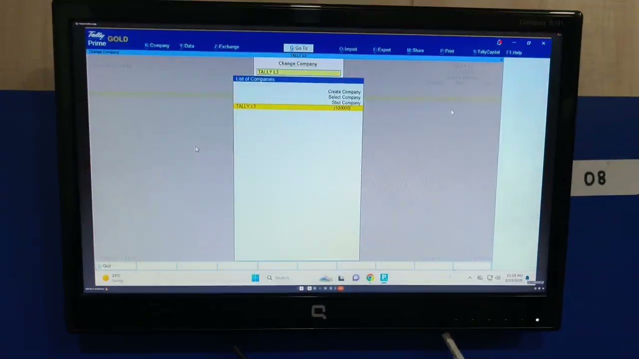 Handling Multiple GST Registrations in aSingle Company.....By Tally