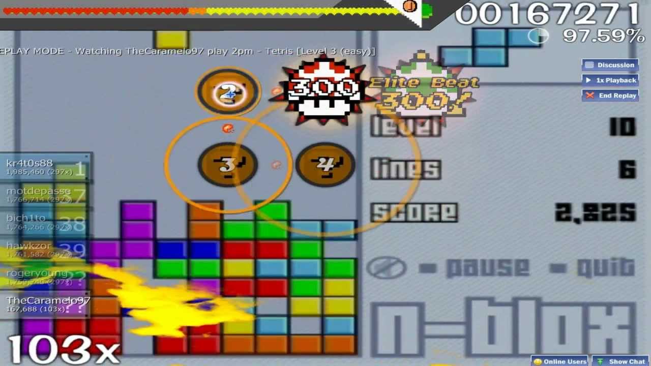 Let's beat osu!  - Tetris [easy]