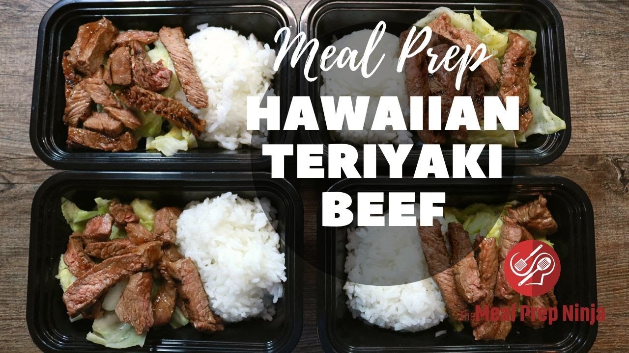 Hawaiian Teriyaki Steak Recipe - Healthy Beef Meal Prep for the week