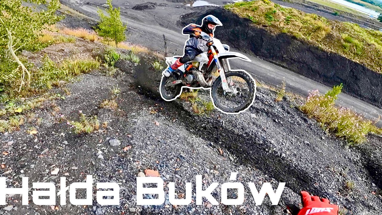 Nowe tereny - hałda Buk&oacute;w | Husqvarna TE 150 2023, KTM EXC 250 2021