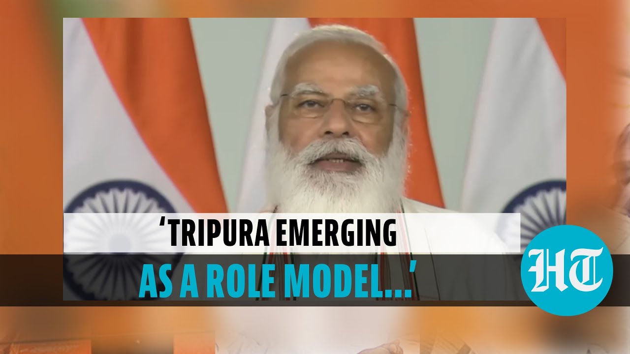 &lsquo;Tripura now a power surplus state due to double-engine govt&rsquo;: PM Modi