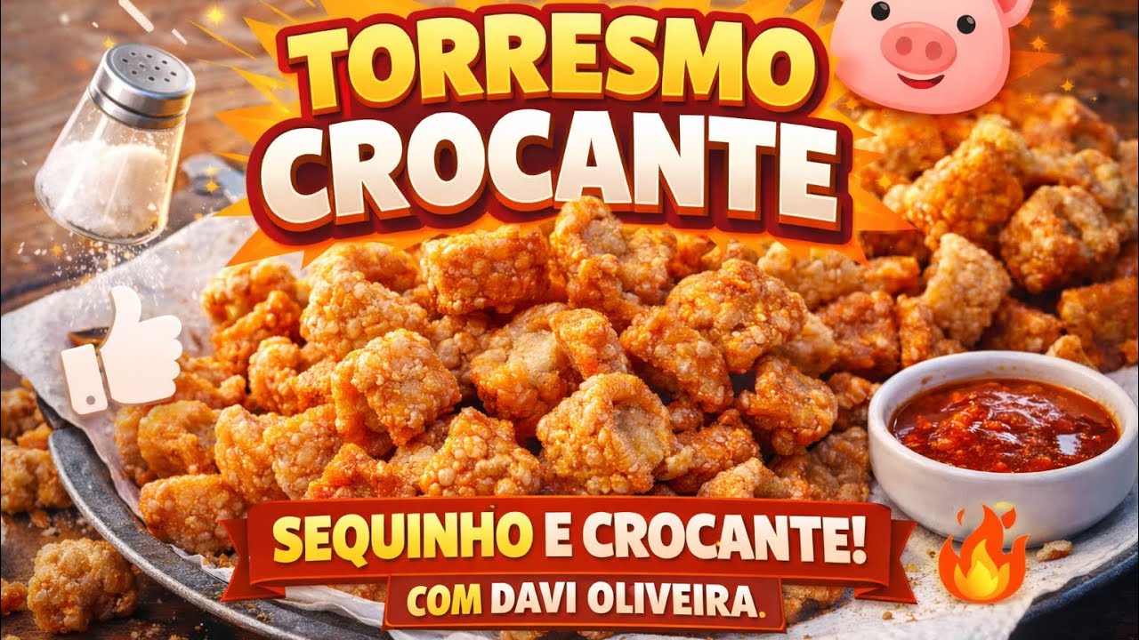 TORRESMO / Sequinho e Crocante #culinaria 