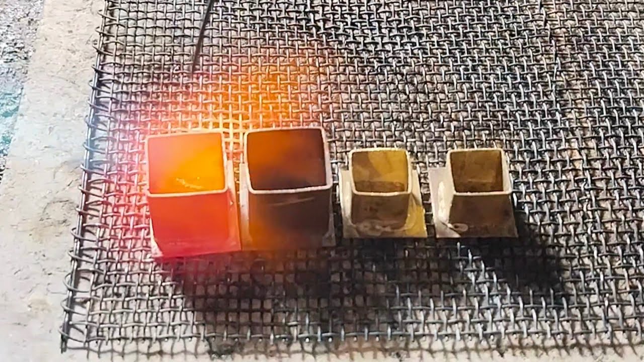 How to make a 16 mm and 9 mm square Earring design making process 
