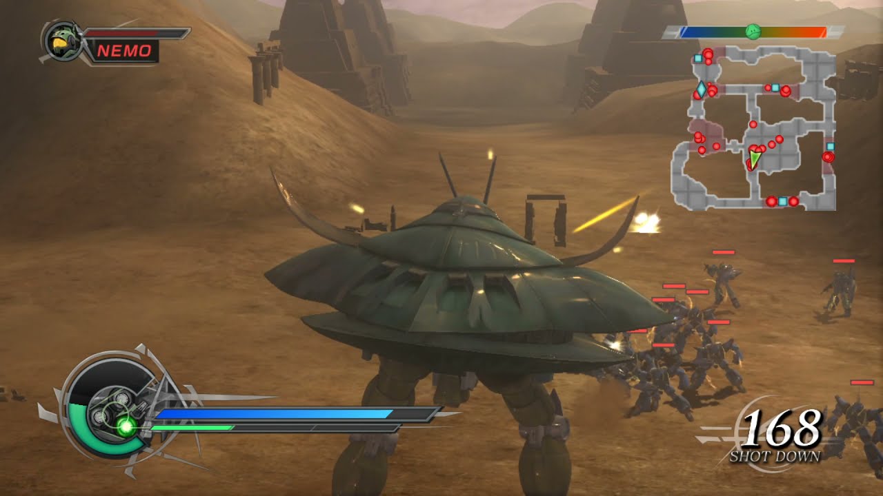 Dynasty Warriors Gundam 2 Playing as Boss Mobile Armor - Big Zam - Golden Edition Mod WIP
