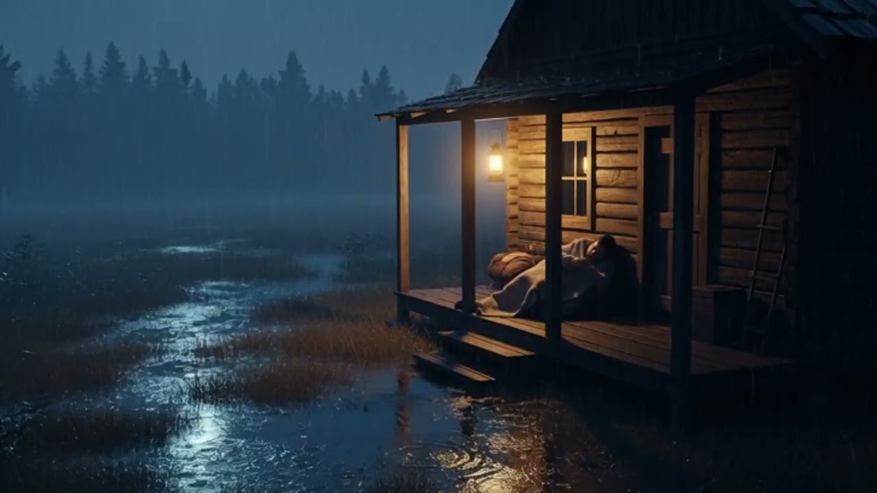Rain Sounds For Sleeping - 99% Instantly Fall Asleep Rain Thunder Sound At Night Rain ASMR Studio