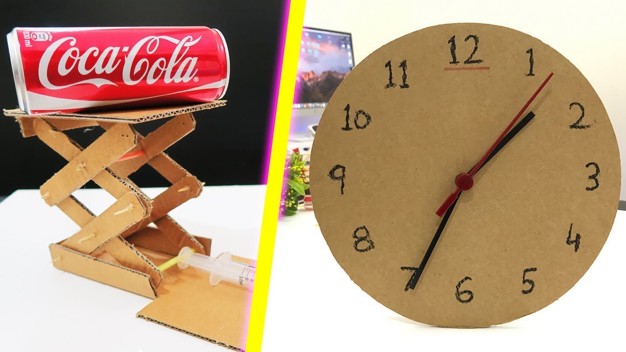 Top 3 Best School Science Project Ideas from Cardboard - Amazing Things YOU can do at Home