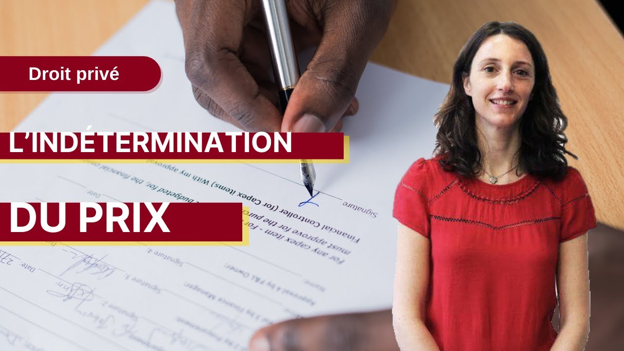 Droit privé : L’indétermination du prix