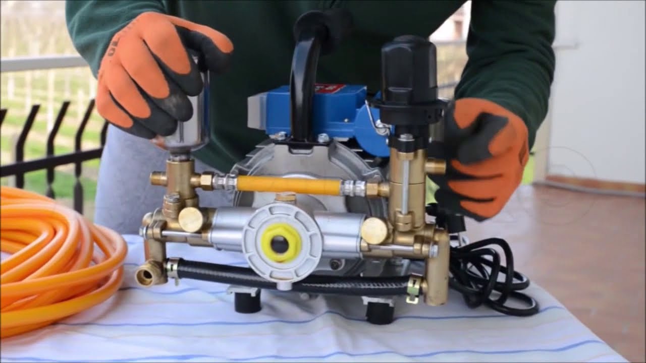 Montage de la Pompe GeoTech SP 45 E - Pulvérisation