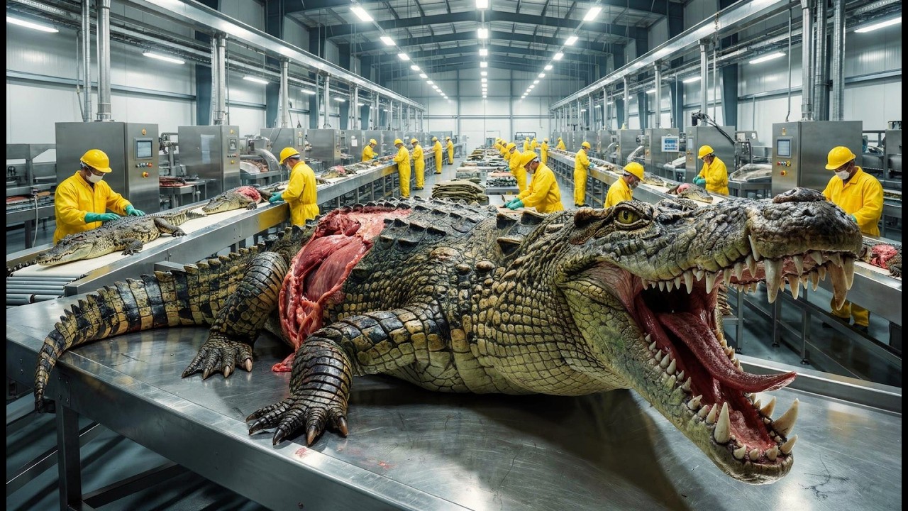 Inside The High-Security Crocodile Factory | From Fierce Predator To Luxury Hermes Bags