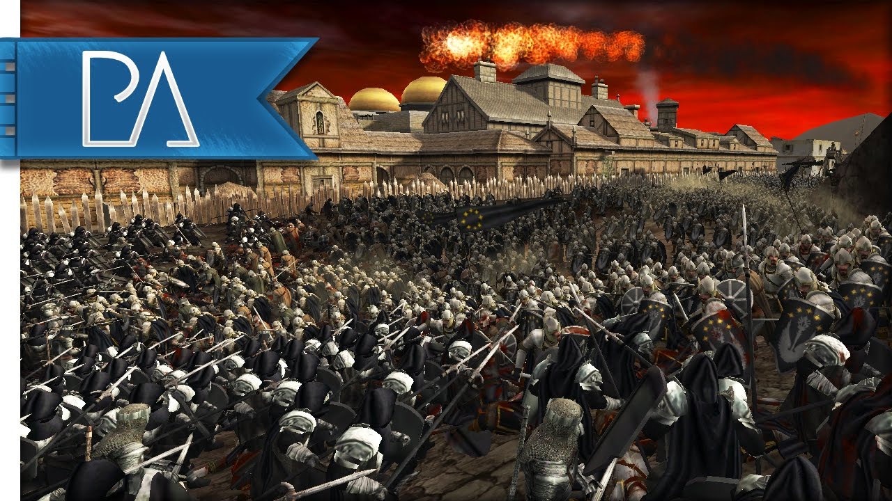 Battle of the Temple of Melkor: Stand of the Black Númenóreans - Third Age Total War Mod Gameplay