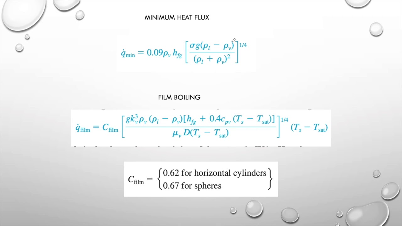 Example 16 Peak Heat Flux in Nucleate Boiling