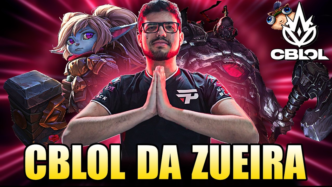 o LOUD x PAIN que QUEBROU TODOS os LIMITES - CBLOL DA ZUEIRA