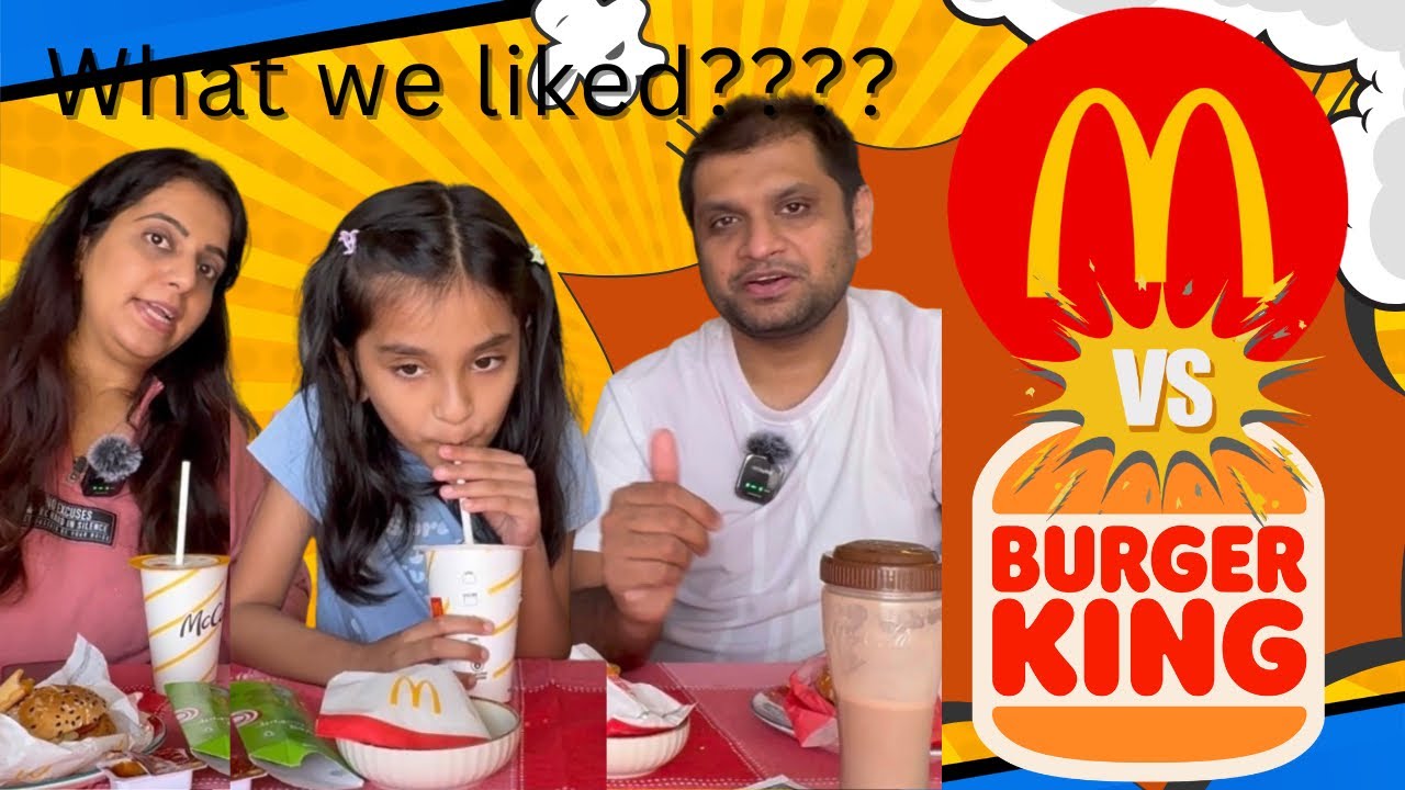 McDonald’s vs Burger King 🍔 | Which is better? | Family Review with 7YO | Honest Comparison