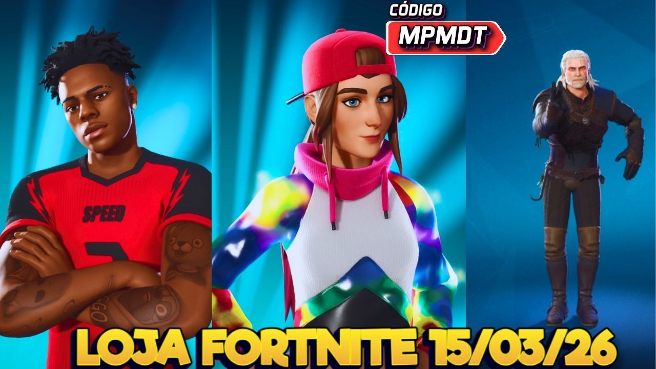 ÍCONES...MIOJO OU NÃO? LOJA FORTNITE 15/03/26 - LOJA FORTNITE DE HOJE - LOJA FORTNITE AO VIVO