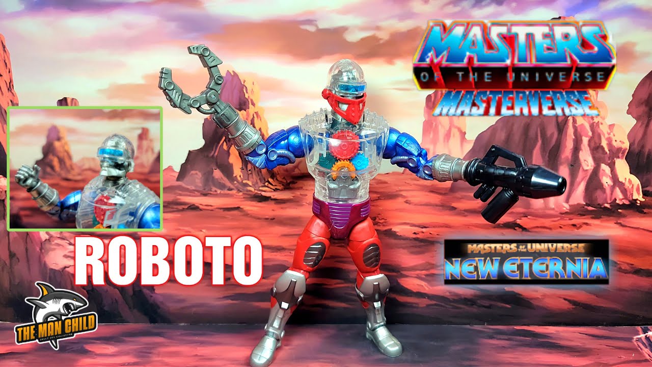 Masters of the Universe Masterverse New Eternia ROBOTO Figure Review!