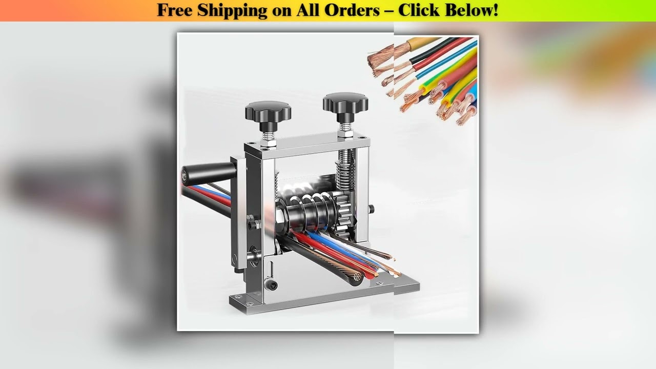 Industrial Wire stripping machine Heavy Duty Recyclable Cable Skin Remover for Copper/Aluminum