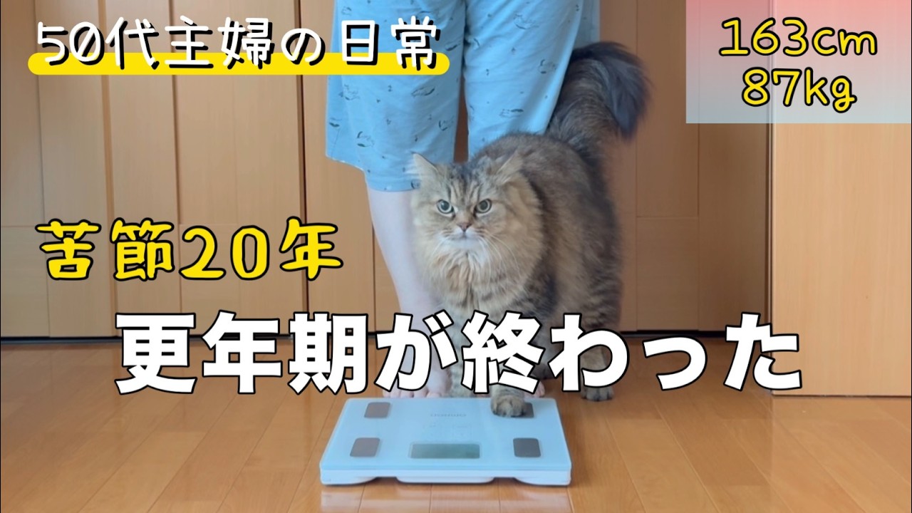 【50代の暮らし】気がついたら更年期が終わってた！？大豆イソフラボン/食事記録/健康/高血圧/脳梗塞/モーニングルーティン