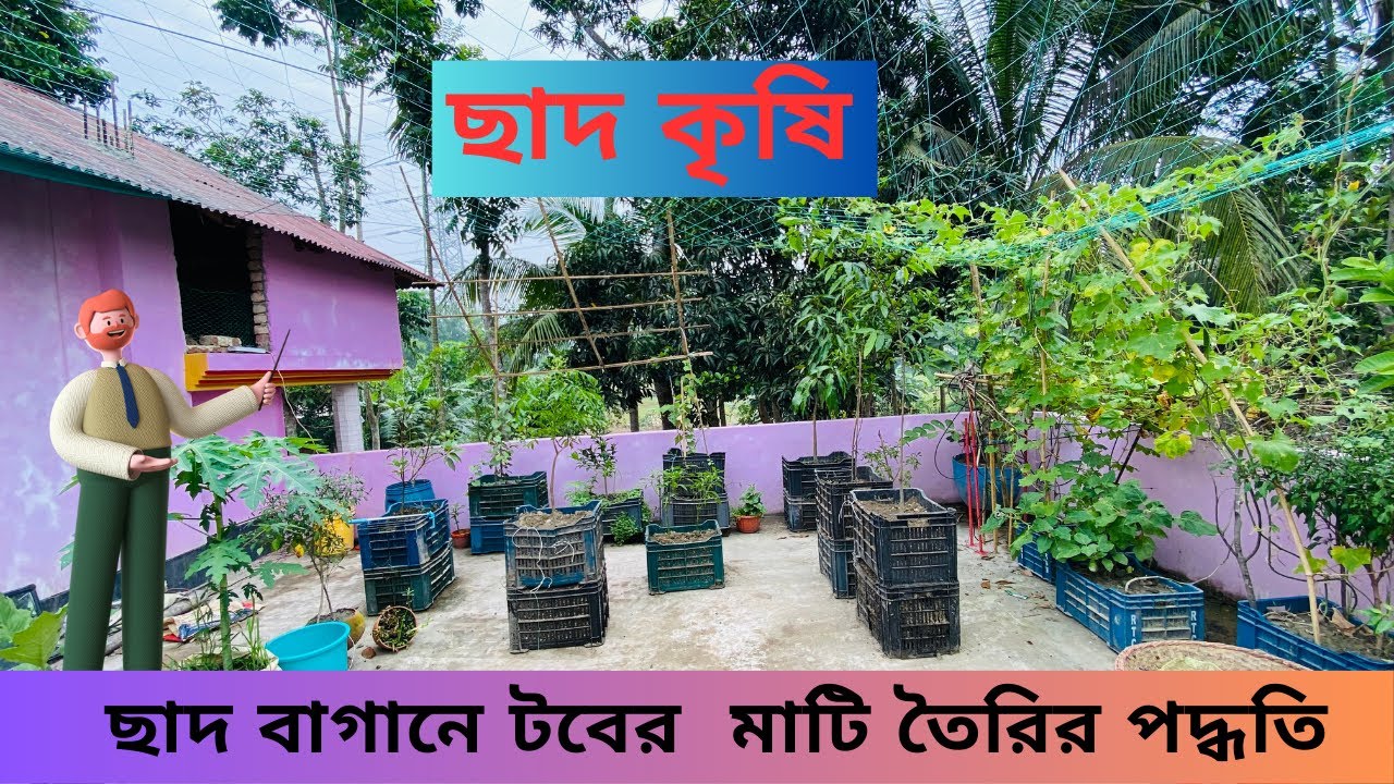 How can u ready your potting mixture inrooftop garden | Abdullah360vlog
