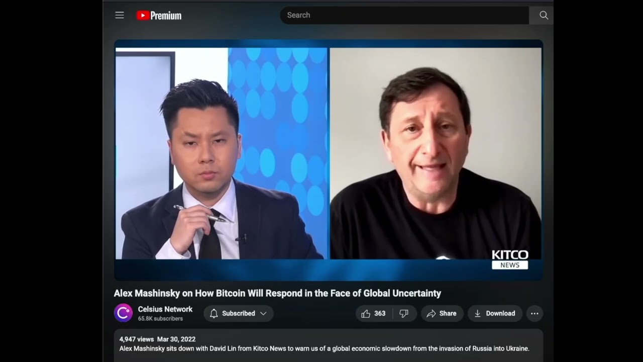 Alex Mashinsky on How Bitcoin Will Respond in the Face of Global Uncertainty