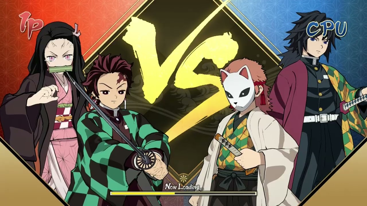 DEMON SLAYER KIMETSU NO YAIBA GAMEPLAY TANJIRO & NEZUKO VS GIYU & SABITO ON PLAYSTATION 4 PS4