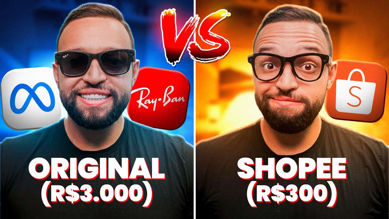 RayBan Meta Original vs Óculos da Shopee de R$300 – tem COMPARAÇÃO?