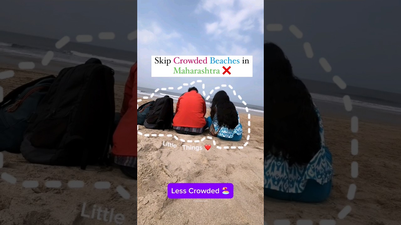 Skip Crowded Beaches in MAHARASHTRA | Explore Hidden Gems | travelwithshades #kokan #travel #shorts