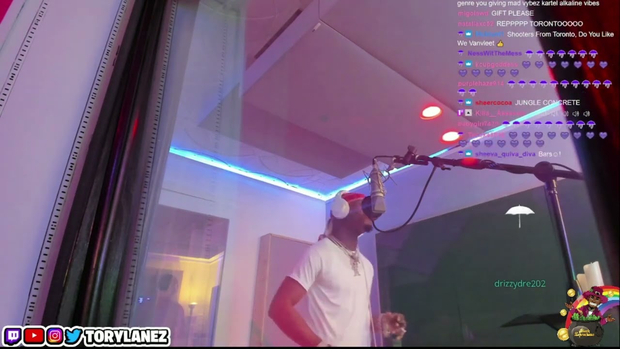 TORY LANEZ IN STUDIO RECORDING "RATHER YOU THAN ME" BTS