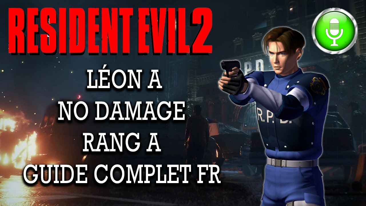 Resident Evil 2 (PS1) Leon A No Damage Rang A - GUIDE COMPLET FR - Version Commentée