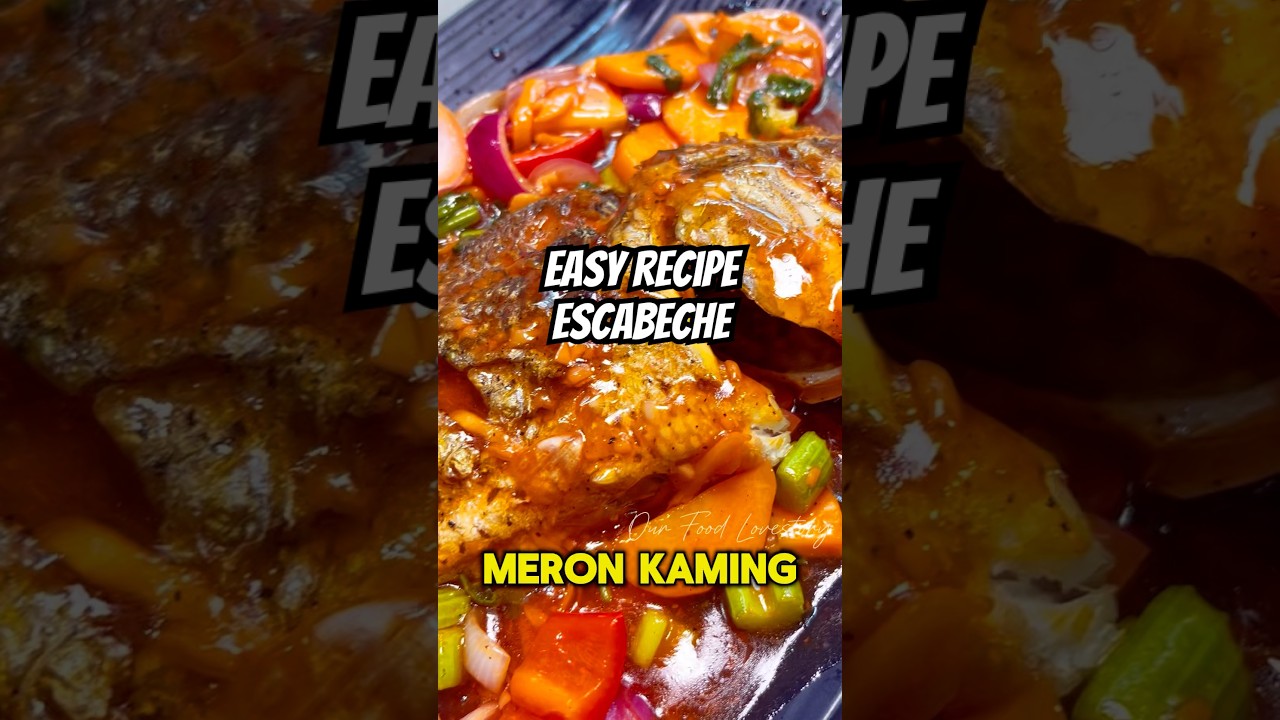 EASY ESCABECHE | SWEET AND SOUR FISH | Best of Filipino Food