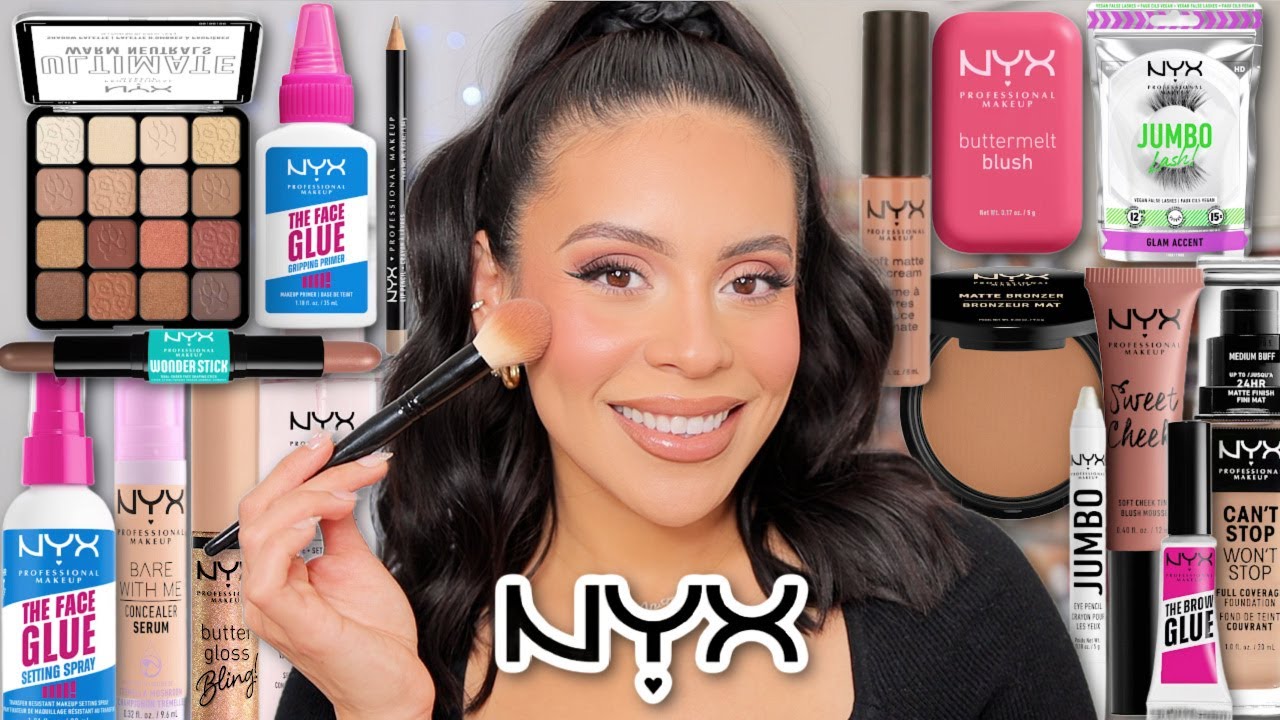 Full Face Using Only NYX Makeup 😍 (best drugstore makeup)