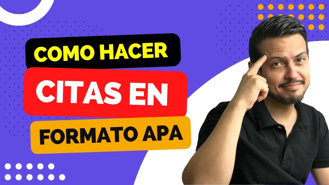 C&oacute;mo hacer citas y referencias en APA (f&aacute;cil)