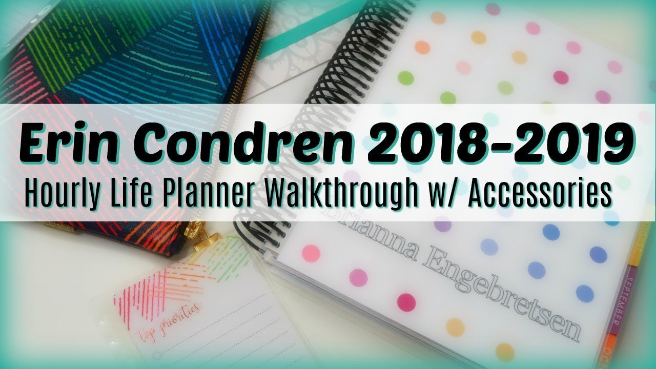 Erin Condren 2019 Life Planner! | 5 Years With ECLP! | Planner Walkthrough & Accessories