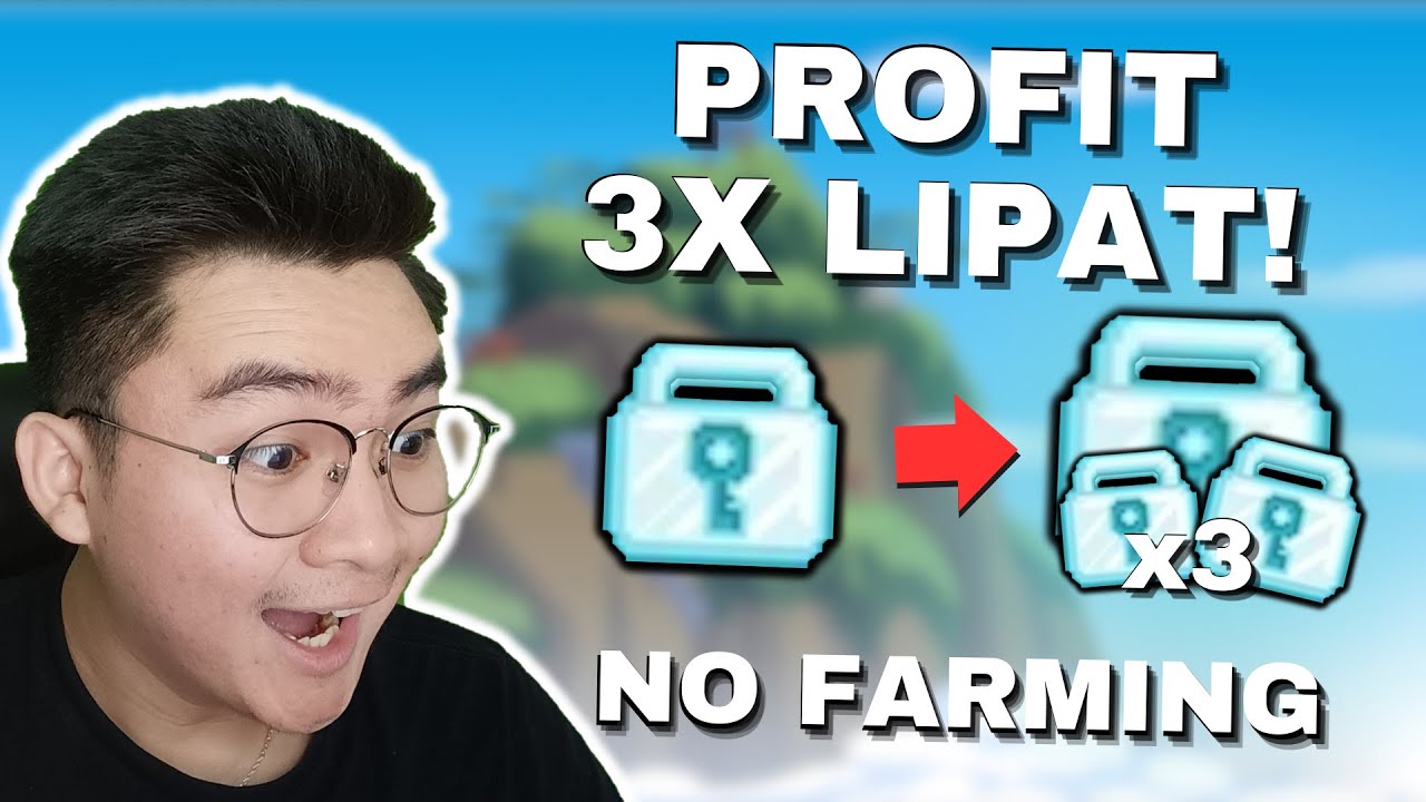 PROFIT 3X LIPAT DALAM 2 JAM!! TANPA FARMING | Growtopia Profit 2024