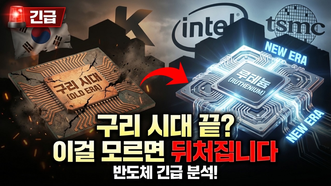 구리시대 종말? 삼성과 TSMC가 이것에 사활을 건 진짜 이유. 반도체 8대 공정 제6탄! 소부장 총정리 (금속배선)