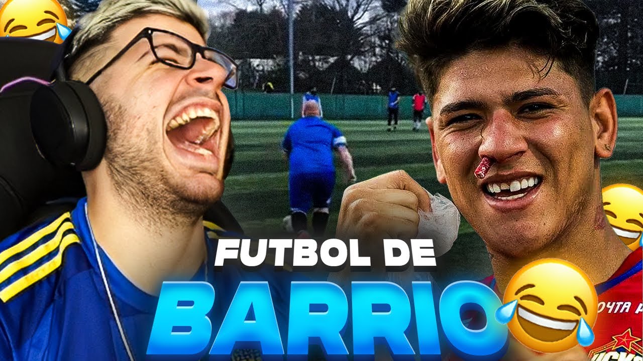 LA COBRA REACCIONA A MOMENTOS GRACIOSOS FÚTBOL DE BARRIO #1 ⚽🤣