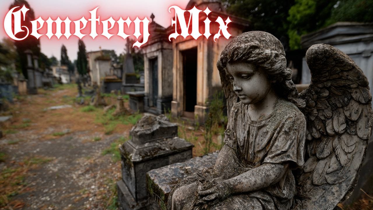 ALONE IN THE CEMETERY | Post-Punk, Darkwave, Coldwave Playlist || Doomer Playlist || Goth 80's Vibe