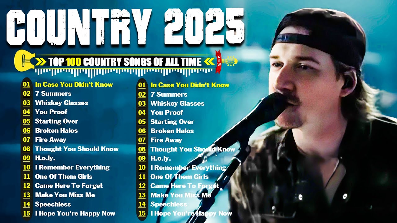 💖Country Songs 2025 💖 Morgan Wallen, Luke Combs, Luke Bryan, Chris Stapleton, Brett Young,Kane Brown