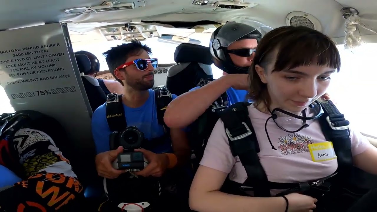 Annie Sweeney - Tandem Skydive at Skydive Indianapolis