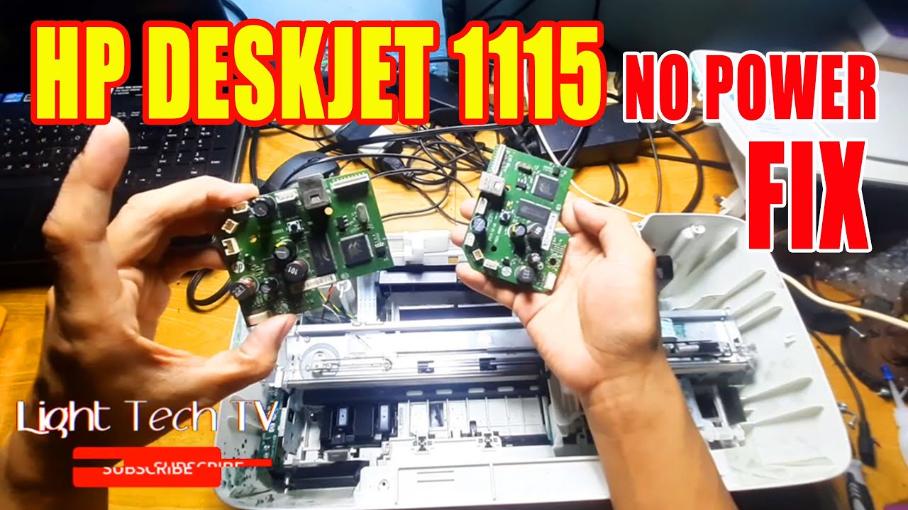 HP DESKJET INK ADVANTAGE 1115, NO POWER FIX