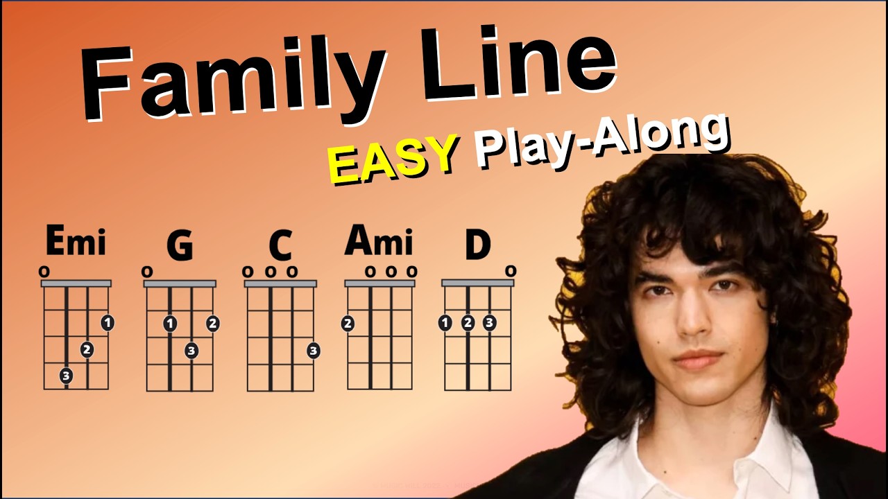 Family Line (Conan Gray) EASY Ukulele Chord and Lyric Play-Along