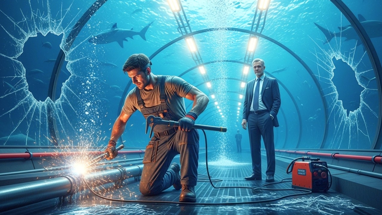 “Arregla este túnel submarino en 3600 minutos y te doy $1,000 millones”… pero el joven mecánico