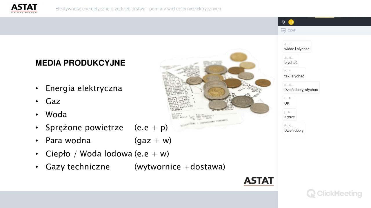 Webinarium: Efektywność energetyczna przedsiębiorstwa – pomiary wielkości nieelektrycznych